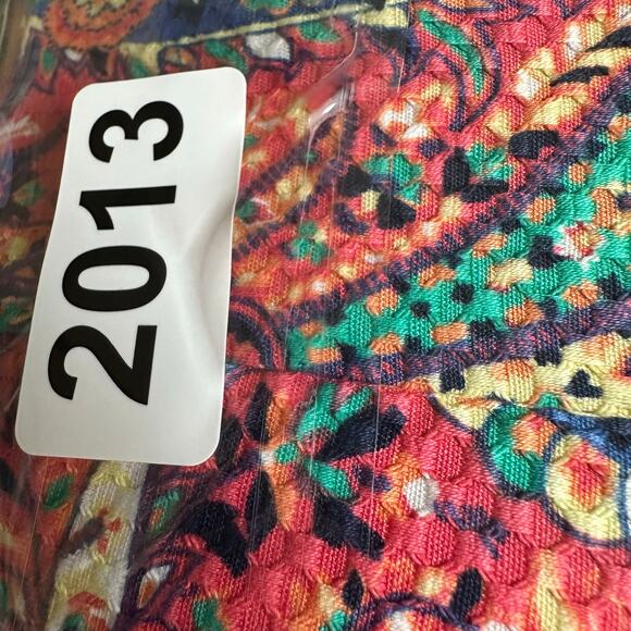 Talbots Dress Women 12 Pink Paisley Sleeveless Keyhole Back Bonaire Spring Party - Picture 13 of 13